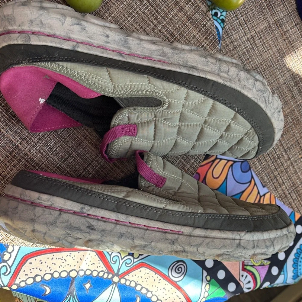 Merrell Quilted Slip-On Sneakers - Olive and Pink - Picture 5 of 5